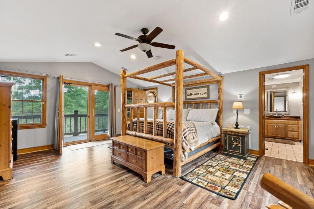 Refuge Ranch Retreat Log Cabin Lake 53+ Acres 洛克斯特格罗夫 外观 照片